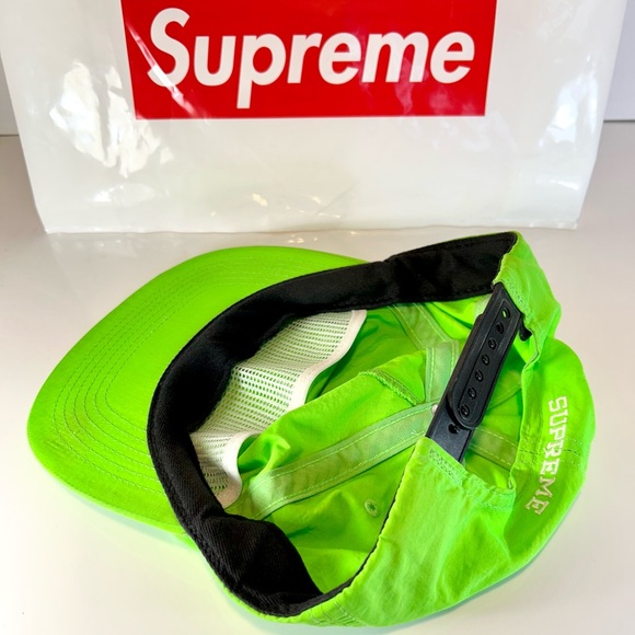 Supreme Lime hat - Nylon 5 Panel - Picture 5 of 8